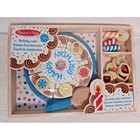 Melissa   Doug Wooden Birthday Cake Set New Toy Play Set Socialization Educate