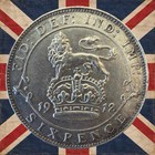 1912 British Sixpence  925 Sterling Silver King George V Titanic Era 2 83g