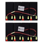 Mighty Max Rbc12 Ups Complete Replacement  Battery Kit For Apc 