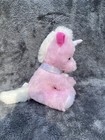 Goffa Pink Plush Unicorn Heart Collar Stuffed Animal Toy 8   New  No Label
