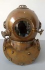 Antique Divers 18  Helmet Mark V Us Navy Deep Sea Vintage Scuba Divers Helmet