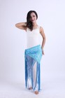 Women Belly Dance Tribal Hip Scarf Floral Bellydance Wrap Belt Skirt Fringe