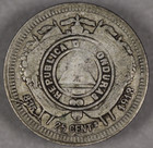 1913 Honduras Silver 25 Centavos