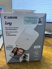 Canon Ivy2 Mini Photo Printer Bundle With 50 Sheets Blush Pure White Ivy 2