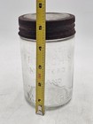 Vintage French   s Medford Brand Prepared Mustard 14 Oz  Clear Canning Jar W  Lid