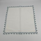 Lot Of 4 Vintage Ladies Lace Crochet Edge Hankies Handkerchiefs Pink Blue