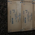 10 X Vintage 1977 Chicago Federal Reserve Notes Series  Wood Brick End 