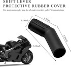 2pcs Motorcycle Gear Shift Lever Rubber Cover Anti   slip Shoe Protector