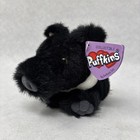 Vtg Puffkins Plush Pig Souie      Stuffed Animal Black   White Collectible Toy Nwt