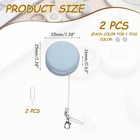 2pcs Mobile Phone Screen Cleaner Blue Khaki Phone Screen Cleaning Wipes