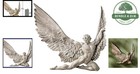 Exclusive Icarus Wall Sculpture - Mythological Art Gift In Ancient Ivory  11 w