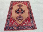 Rare Persiani Antique Rug 4x6  Heriz Rug 4x6  Oriental Rug Vintage  Serapi Rug