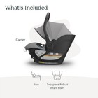 Uppababy Aria Lightweight Infant Car Seat  Anthony  grey chestnut  - Floor Model