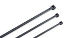 100 Pc Cable Ties Assorted Sizes Black Plastic Zip Tie Wire Cord Organizer Pack