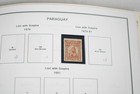 Paraguay 1879-1970s Collection Of 400  Mint Stamps Stored In Scott Album