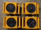 Vevor 4pcs 8t Machinery Skate Dolly  17637lbs Machinery Moving 360   Rotating Cap