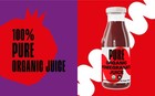 Pure Pomegranate Juice  8 4 Ounce Bottle  Cold Pressed Organic Juice  Pack Of 12