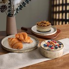 Dinnerware Dish Set For 8  24 Piece Stoneware Plates And Bowls  Ceramic Table   