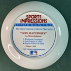 Don Mattingly Autographed Player Of The Year Sports Impression Plate Gold  2500