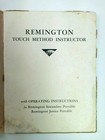 1937 Booklet Touch Method Instructor For Remington Typewriters