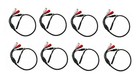 8pcs   Mini Audio Mic Microphone For Cctv Security Camera Dvr System