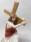 Home Interiors Jesus Figurine  road To The Crucifixion  Statue Vtg 14023-01 Euc