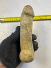 18 Cm China Hongshan Culture Carve Large-scale Jade Human Origin Of Life Pendant