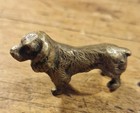 Vintage Bronze Cocker Spaniel Miniature Figurine