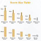 320pcs M3 Motherboard Standoffs screws nuts Kit  Hex Male-female Brass Spacer S