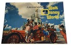 Vintage 1972 Walt Disney World Ephemera Lot Brochure Parking Pass Receipt Bag