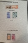British Leeward Islands 1905-38 Partial Stamp Set Mh used C v  550