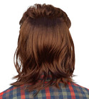 Mullet Wig Brown Costume Hair Adult Teen 70s 80s Rocker Redneck Trailer Joe New