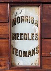 Cabinet Case Box Chest Drawers Morris   Yeomans Needles Sewing Wood Antique
