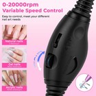Portable Electric Nail Drill  Professional Nail File Kit For Acrylic  Gel Nails 