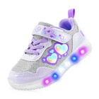 Light Up Toddler Sneakers - Led Flashing Mesh Shoes For Boys   Girls  Breathable