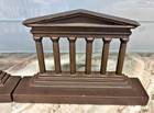 Antique Bradley   Hubbard Greek Temple Bookends - Columns Athens - Cast Iron - 2