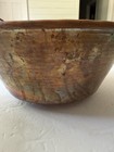 Vintage French Hand Hammered Copper Pot Jam Pan Saucepan Rounded Bottom Forged 