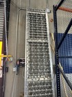 Long Galvanized Steel Gravity Skate Wheel Conveyor 24  -10   local Pickup Only 