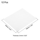 12 X Microfiber Cleaning Cloth 7  X 6  Suede For Camera Lens Eyeglasses White