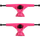 Longboard 181mm Reverse Kingpin Pink Trucks 76mm Purple Wheels With Bearings   H