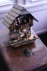 Regula Germany Village Cuckoo Clock Mid-century European Vintage    Super Rare 