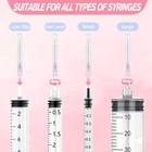 18gauge 1 5 Inch Luer Lock Needle  100 Pack  - Disposable 18g Inch
