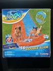 H2ogo   Double Water Slide 16  Drench Pool Built In Sprinklers