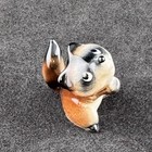 Vintage Hagen Renaker Brown Baby Raccoon Figurine 1 5in Adorable Tiny Raccoon