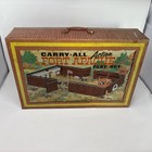 Vtg Marx Carry All Fort Apache Play Set  4685 Case And Figures 137 Accessories