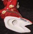 Devil Red Pixie Figurine Kriess Vintage Ceramic Leather Tail 1955 Mcm