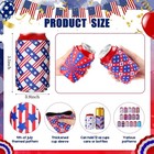 16pcs 4th Of July Can Cooler Sleeves 12oz 250th Anniversary Patriotic Can Cover