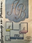 Vintage Simplicity Embroidery Transfer Pattern Complete Alphabet In Script Uncut