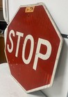 Stop Sign 24  Authentic Retired Street Traffic Road Sign Lot 10-38