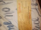 Missouri Lumber And Mining Blank Pay Check  Late 1800s Vintage Collectible 